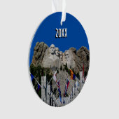 Mount Rushmore  Photo Souvenir Ornament (voorkant)