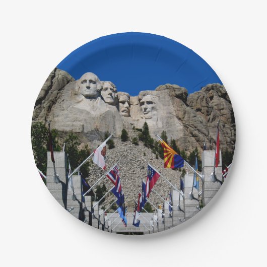 Mount Rushmore  Photo Souvenir Papieren Bordje (Voorkant)