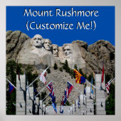 Mount Rushmore  Photo Souvenir Poster (Voorkant)