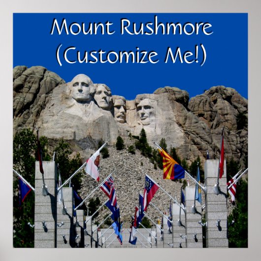 Mount Rushmore  Photo Souvenir Poster (Voorkant)