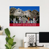 Mount Rushmore  Photo Souvenir Poster (Thuiskantoor)