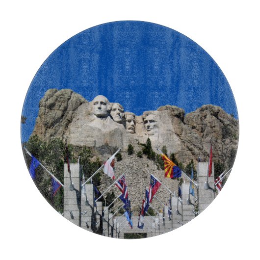 Mount Rushmore Photo Souvenir Snijplank (Voorkant)