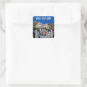 Mount Rushmore Photo Souvenir Vierkante Sticker (Tas)