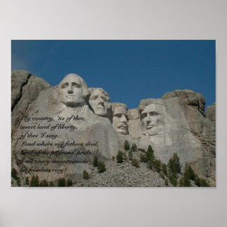 Mount Rushmore Poster