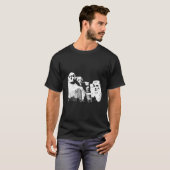 Mount Rushmore Presidenten Beeldhouwwerk T-shirt (Voorkant volledig)