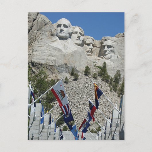 MOUNT RUSHMORE PRESIDENTEN MEMORIAL SOUTH DAKOTA BRIEFKAART (Voorkant)