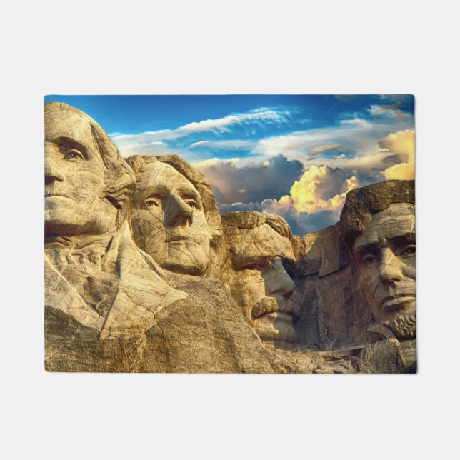 Mount Rushmore Presidential Memorial Deurmat (Voorkant)