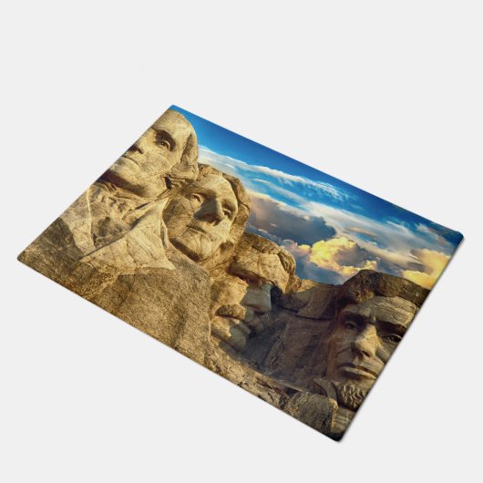 Mount Rushmore Presidential Memorial Deurmat (Schuin)