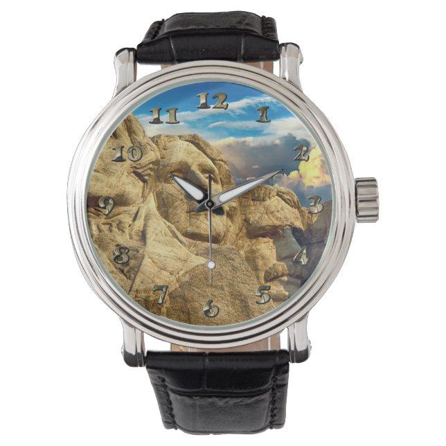 Mount Rushmore Presidential Memorial Horloge (Voorkant)