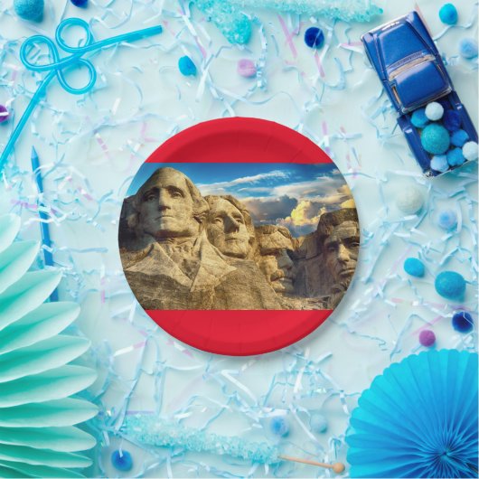 Mount Rushmore Presidential Memorial Papieren Bordje (Feest)