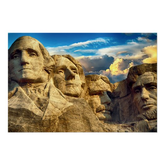 Mount Rushmore Presidential Memorial Perfect Poster (Voorkant)