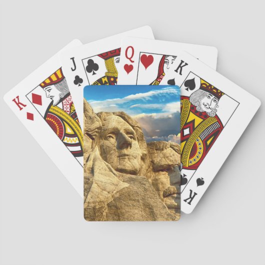 Mount Rushmore Presidential Memorial Pokerkaarten (Achterkant)