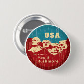 Mount Rushmore Ronde Button 5,7 Cm (Voorkant /achterkant)