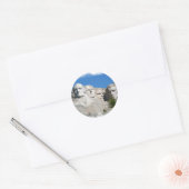 Mount Rushmore Ronde Sticker (Envelop)