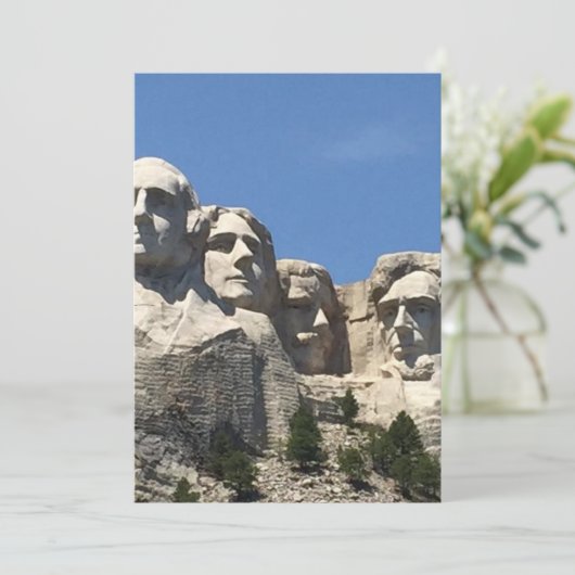 Mount Rushmore Save The Date (Staand voorkant)