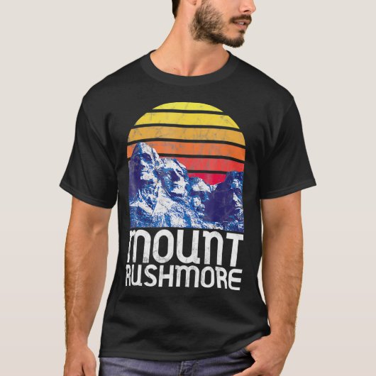 Mount Rushmore Shirt Black Hills South Dakota Nati (Voorkant)
