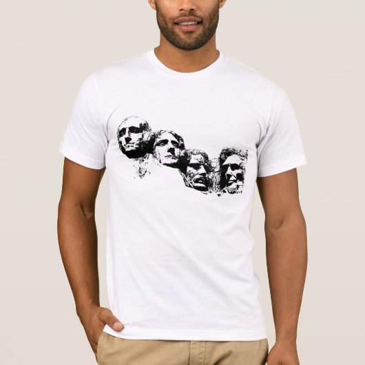 Mount Rushmore Silhouette T-shirt (Voorkant)