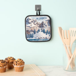 Mount Rushmore Sneeuwkerst Pannenlap