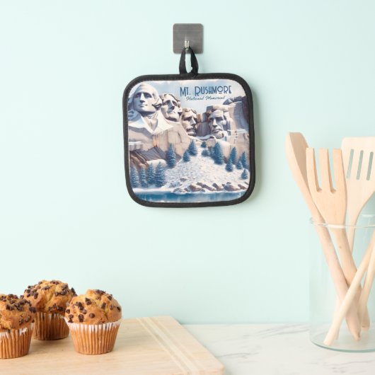 Mount Rushmore Sneeuwkerst Pannenlap (Insitu(Ophanging))