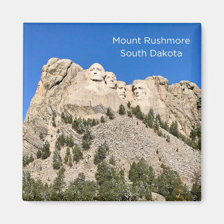 Mount Rushmore South Dakota 2" x 2" vierkante magn Magneet