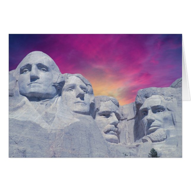Mount Rushmore, South Dakota, Amerikaanse Presiden (Voorkant Horizontaal)