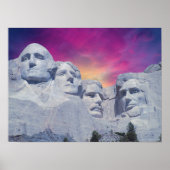 Mount Rushmore, South Dakota, Amerikaanse Presiden Poster (Voorkant)