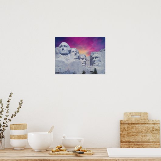 Mount Rushmore, South Dakota, Amerikaanse Presiden Poster (Keuken)