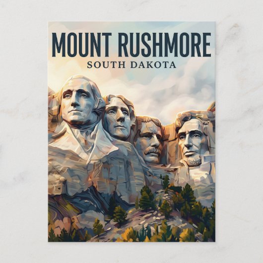 Mount Rushmore South Dakota Briefkaart (Voorkant)