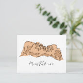 Mount Rushmore SOUTH DAKOTA Briefkaart (Staand voorkant)