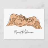Mount Rushmore SOUTH DAKOTA Briefkaart (Voorkant)