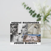 Mount Rushmore, South Dakota briefkaart (Staand voorkant)