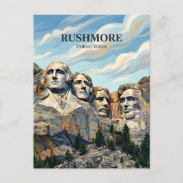 Mount Rushmore South Dakota Briefkaart