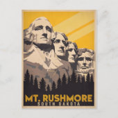 Mount Rushmore, South Dakota Briefkaart (Voorkant)