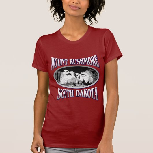 Mount Rushmore South Dakota Dark Tshirts (Voorkant)