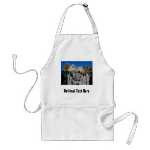 Mount Rushmore South Dakota Flag Souvenir Standaard Schort
