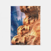 Mount Rushmore South Dakota Fleece Deken (Voorkant)
