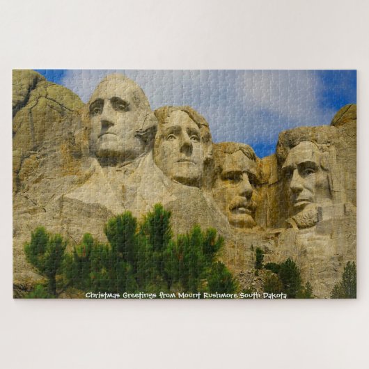 Mount Rushmore South Dakota Jigzaag Puzzle Legpuzzel (Horizontaal)
