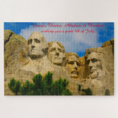 Mount Rushmore South Dakota Jigzaag Puzzle Legpuzzel (Horizontaal)