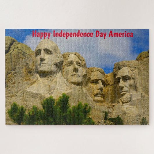 Mount Rushmore South Dakota Jigzaag Puzzle Legpuzzel (Horizontaal)