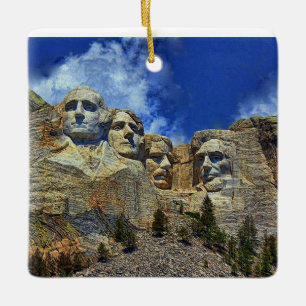 Mount Rushmore South Dakota Keramisch Ornament