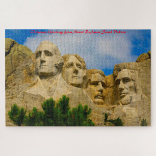 Mount Rushmore South Dakota. kerstcadeautjes Legpuzzel