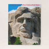 Mount Rushmore South Dakota. kerstcadeautjes Legpuzzel (Verticaal)