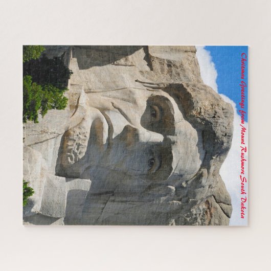 Mount Rushmore South Dakota. kerstcadeautjes Legpuzzel (Horizontaal)