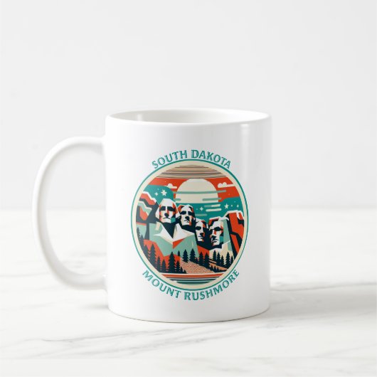 Mount Rushmore, South Dakota Koffiemok (Links)