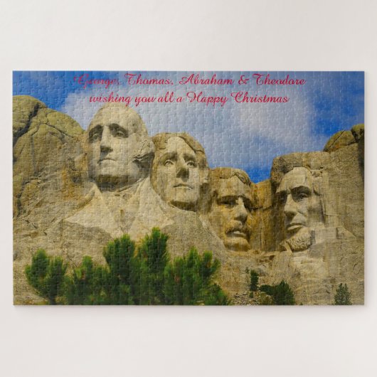 Mount Rushmore South Dakota Legpuzzel (Horizontaal)