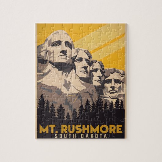 Mount Rushmore, South Dakota Legpuzzel (Verticaal)