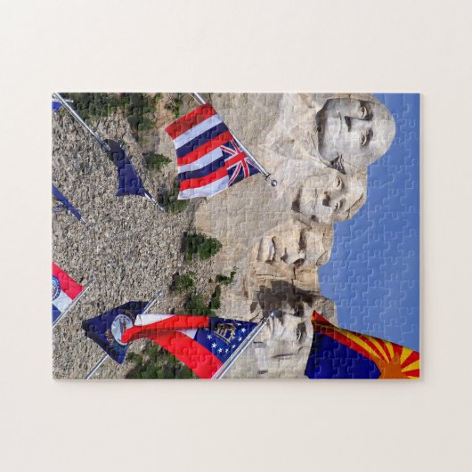 Mount Rushmore South Dakota. Legpuzzel (Horizontaal)