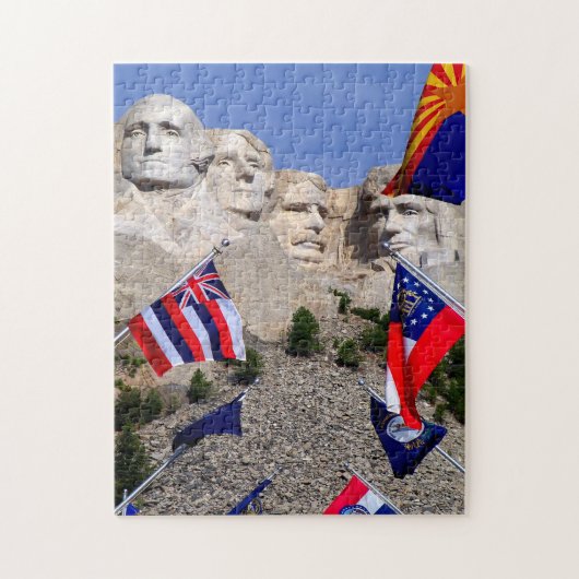 Mount Rushmore South Dakota. Legpuzzel (Verticaal)