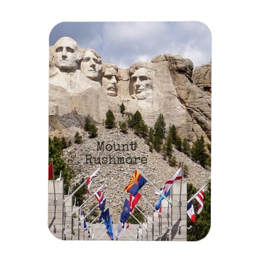 Mount Rushmore South Dakota Magneet (Verticaal)