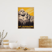 Mount Rushmore, South Dakota Poster (Keuken)